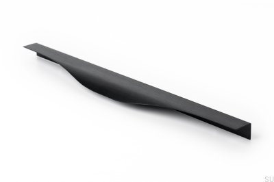 Edge Möbelgriff Noma 0254 256 Aluminium schwarz gebürstet