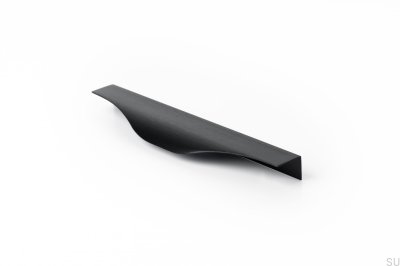 Edge Möbelgriff Noma 0254 128 Aluminium schwarz gebürstet