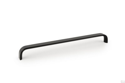 Sense Mini 256 Schlitz-Möbelgriff Aluminium schwarz