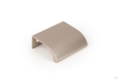 Ona 32 Edge Möbelgriff Aluminium Silber eloxiert