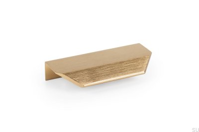 Möbelgriff mit 100 Kanten von Vann Gebürstetes Gold