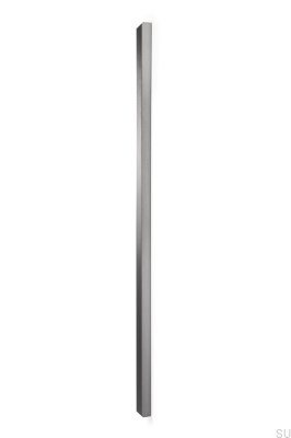 Möbelgriff mit Rand von Vann 1200. Silber Gebürstetes Aluminium