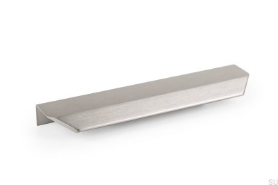 Möbelgriff mit 200 Kanten von Vann, Silber Gebürstetes Aluminium
