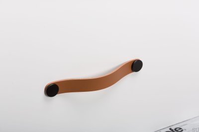 Möbelgriff Flexa 160 Leder Beige mit Schwarz