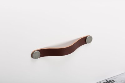 Möbelgriff Flexa 160 Leder Braun mit Dose