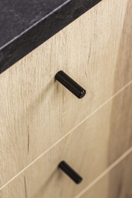 Möbelknopf Graf Mini Metall Schwarz