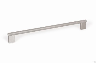 Langer Möbelgriff Graf Mini 256 Silber