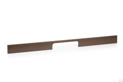 Peak 448 Aluminium Metallic Braun Länglicher Möbelgriff