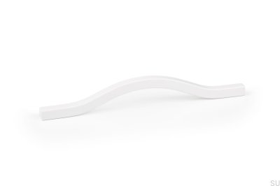 Möbellängsgriff Brave 128 Aluminium Weiß