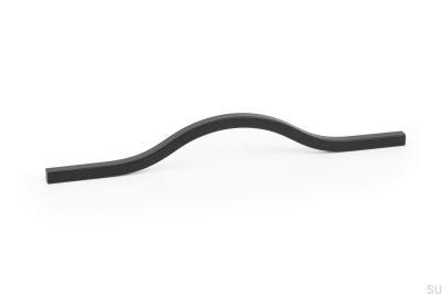 Brave 192 Aluminium Schwarz Länglicher Möbelgriff