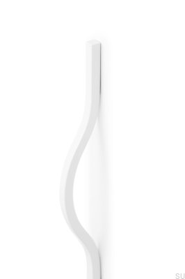 Brave 992 langer Möbelgriff Alu weiß (asymmetrisch)