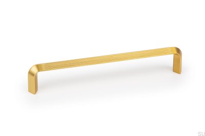 Linien 160 Möbelgriff, gebürstetes Gold