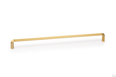 Linien 320 Möbelgriff, gebürstetes Gold