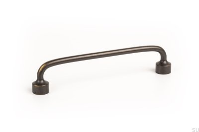 Verlängerter Möbelgriff Floid 128 Antik bronze