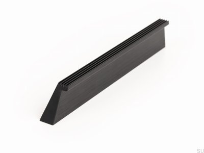Rail 160 Möbelgriff, Aluminium, schwarz, gebürstet