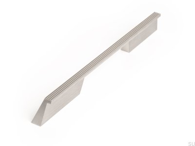 Möbellängsgriff Rail 192, Aluminium, Silber, Gebürstet