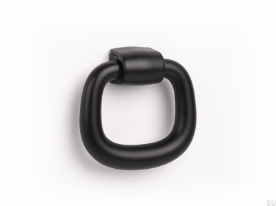 Möbelknopf Pendel Metall Schwarz Matt