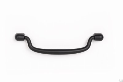 Anhänger 128 länglicher Möbelgriff Metall schwarz