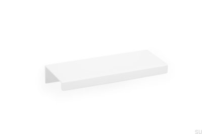 Kantenmöbelgriff Way 64 Aluminium weiß
