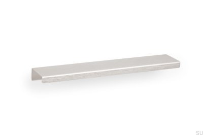 Möbelkantengriff Way 128, Aluminium Silber