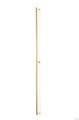 Länglicher Möbelgriff Rille 992 Gold Brushed