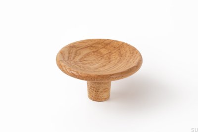 Möbelknopfscheibe 38, Holz, Eiche