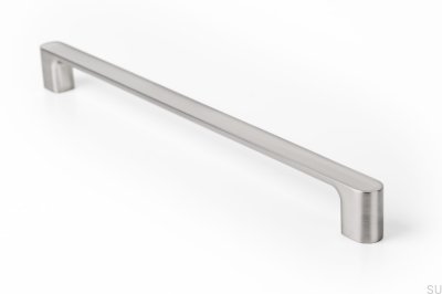 Länglicher Möbelgriff Luv 320 Brushed Nickel