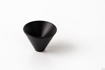 Möbelknopf Conic 29 Metall Schwarz Mat
