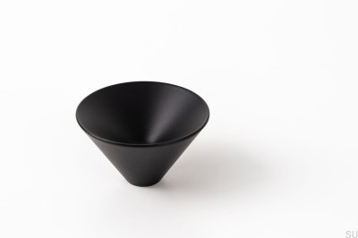 Conic 43 Möbelknopf Metall Schwarz Mat