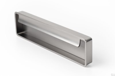 Möbeleinbaugriff Fold Nickel gebürstet