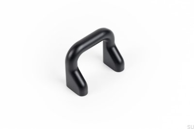 Langer Möbelgriff Soft 32 Schwarz Mat