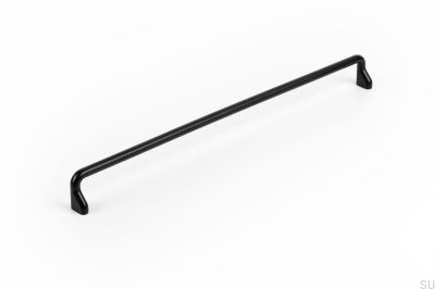 Möbellängsgriff Soft 320 Schwarz Mat