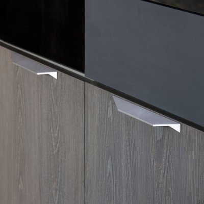 Cutt 480/1376 Längsmöbelgriff, Aluminium, Silber