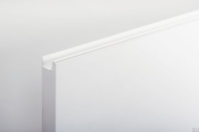 Möbelgriff Edge Jey2 1197 Aluminium Weiß Matt