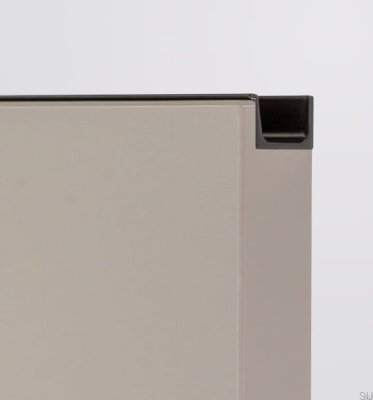 Möbelgriff Edge Jey2 3000 Alu Schwarz Matt