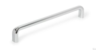 Langer Möbelgriff Redo 128 Chrom glänzend