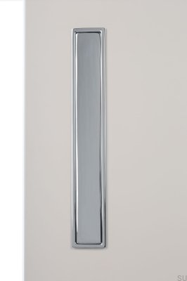 Möbeleinbaugriff Clos 128 Chrom glänzend