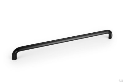 Möbelgriff lang Asi 320 Aluminium Schwarz Matt