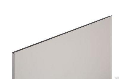 Grada 1197 Möbelgriff aus Aluminium mit schwarzer Kante