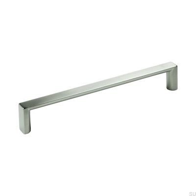 Länglicher Möbelgriff 735 160 Silber lackiert
