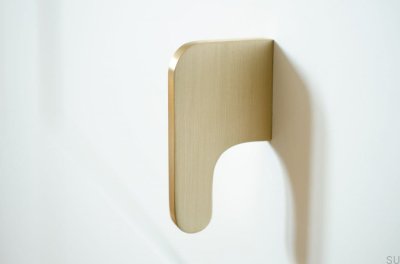 Möbelgriff Soft Cut 55 Messing gebürstet unlackiert