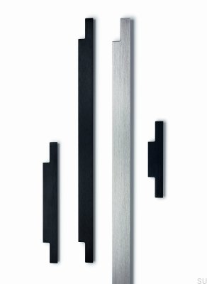 Kantenmöbelgriff Linear 1197 Aluminium Silber