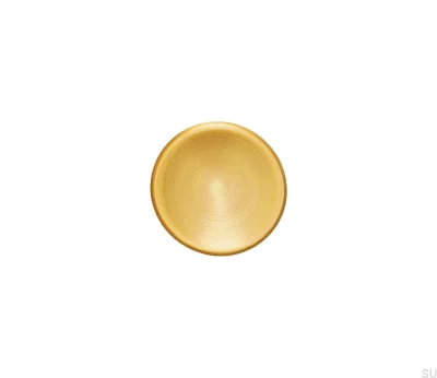 Möbelknopf Disc 50 Gebürstetes Gold Cava