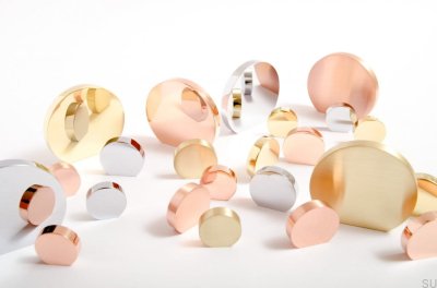 Möbelknopf Globe 20 Kupfer gebürstet unlackiert