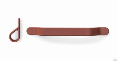 Möbelknopf Gürtel Metall Rot