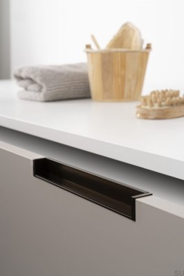 Möbeleinbaugriff Hexxa 350 Aluminium Braun