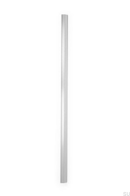 Wing 1120 Aluminium Silber Möbelgriff mit gebürsteter Kante
