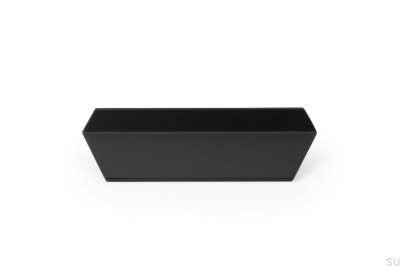 Länglicher Möbelgriff Plie 64 Metall Schwarz Matt