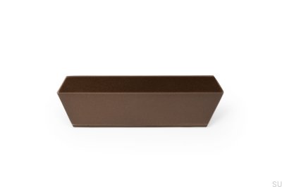 Plie 64 länglicher Möbelgriff, metallisches Braun