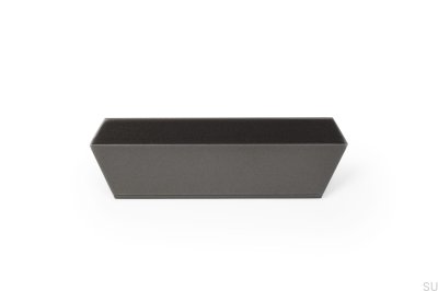 Länglicher Möbelgriff Plie 64 Metallic Grey